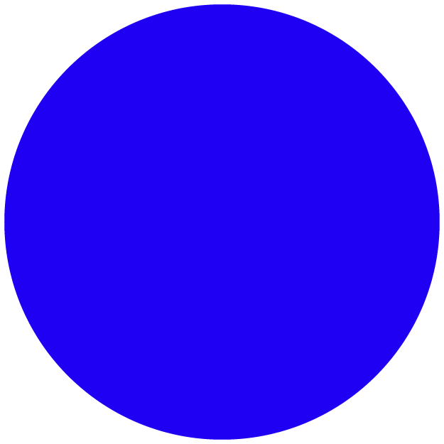 big blue dot