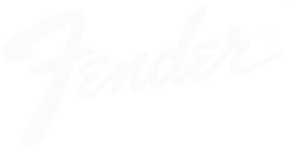 fender logo white