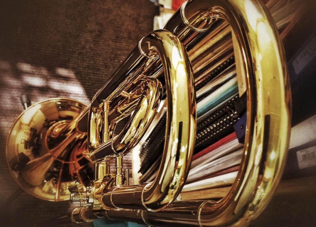 trombone closeup