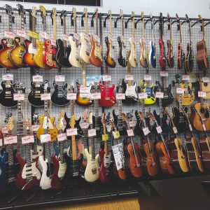 A wide variety of different guitar body styles