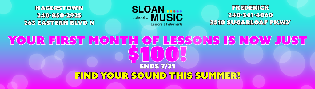 Get your first full month of lessons for only $100 until July 31st!