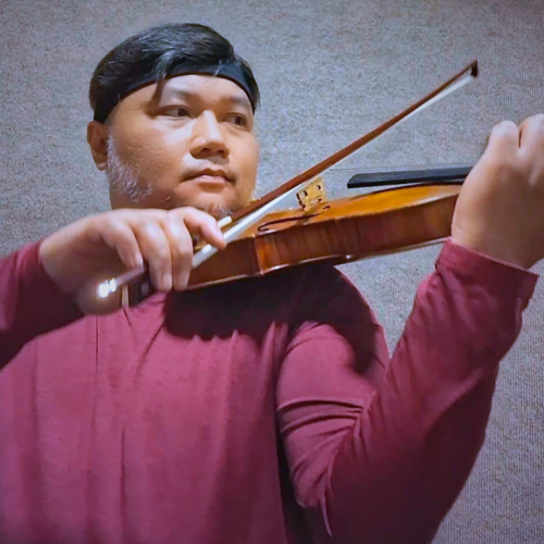 violin playing